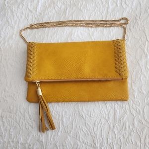Moda Luxe Mustard Yellow Purse